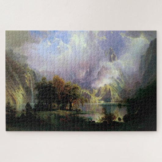 Rocky Mountain Landscape, Albert Bierstadt Legpuzzel (Horizontaal)