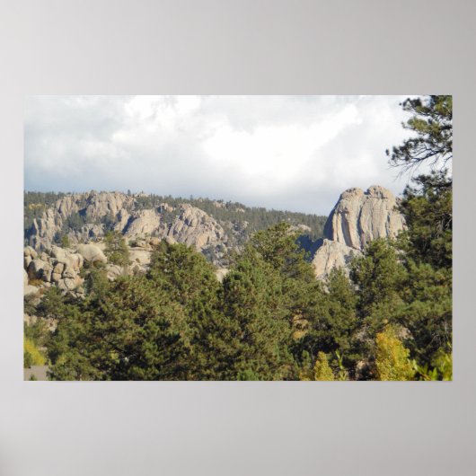 Rocky Mountain Landscape Foto Natuur Wall Poster (Voorkant)