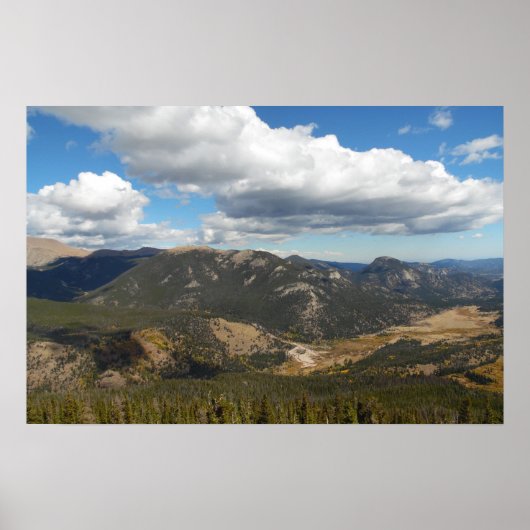 Rocky Mountain Landscape Foto Natuur Wall Poster (Voorkant)