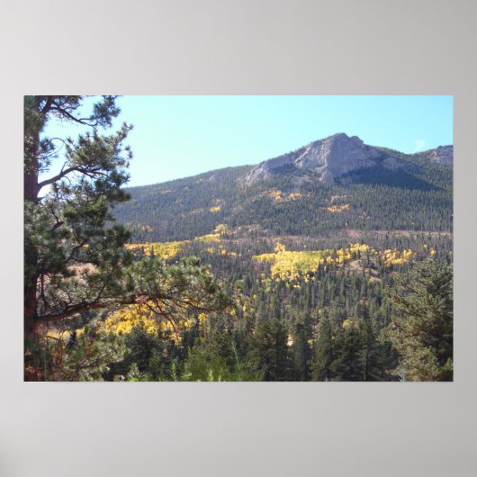 Rocky Mountain Landscape Foto Natuur Wall Poster (Voorkant)