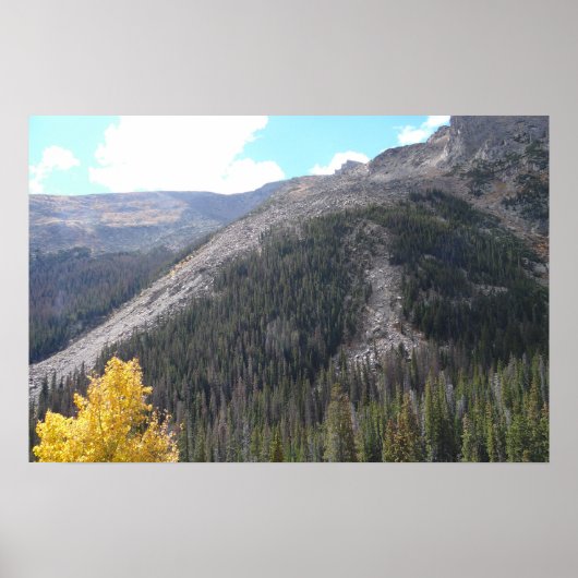 Rocky Mountain Landscape Foto Natuur Wall Poster (Voorkant)