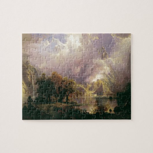 Rocky Mountain Landscape van Albert Bierstadt, 187 Legpuzzel (Horizontaal)