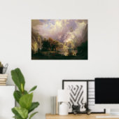 Rocky Mountain Landscape van Albert Bierstadt, 187 Poster (Thuiskantoor)