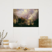 Rocky Mountain Landscape van Albert Bierstadt, 187 Poster (Keuken)