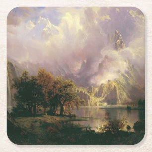 Rocky Mountain landschap majestueuze landschap Kartonnen Onderzetters
