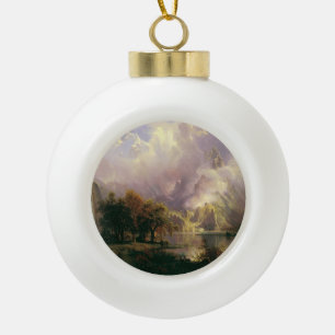 Rocky Mountain landschap majestueuze landschap Keramische Bal Ornament