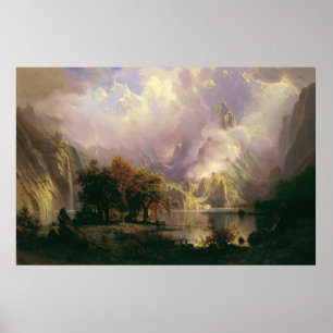 Rocky Mountain landschap majestueuze landschap Poster