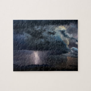 Rocky Mountain Lightning Storm Legpuzzel