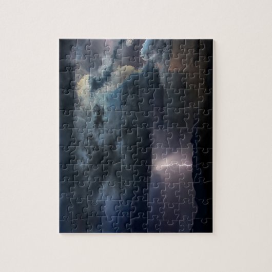 Rocky Mountain Lightning Storm Legpuzzel (Verticaal)