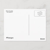 Rocky Mountain-mare en -colt Briefkaart (Achterkant)