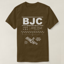 Rocky Mountain Metropolitan Airport BJC T-shirt