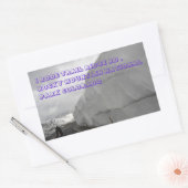 ROCKY MOUNTAIN NATIONAAL PARK RECHTHOEKIGE STICKER (Envelop)