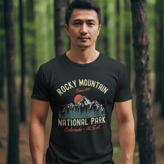 Rocky Mountain National Park Beaituful Landscape T-shirt