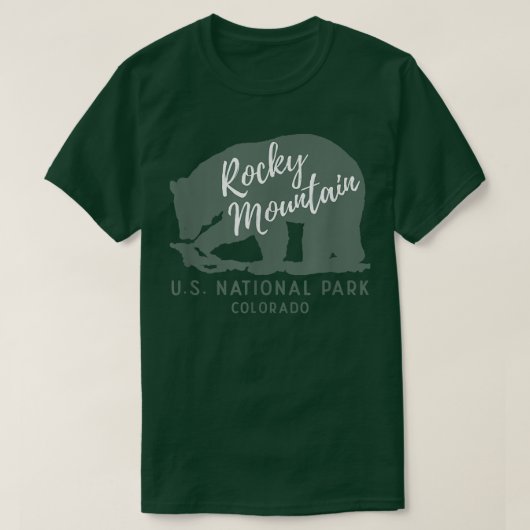 Rocky Mountain National Park Bear XO4U Original  T-shirt (Design voorkant)