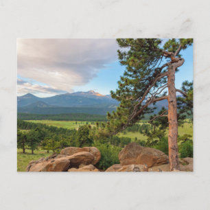 Rocky Mountain National Park bij zonsopgang Briefkaart