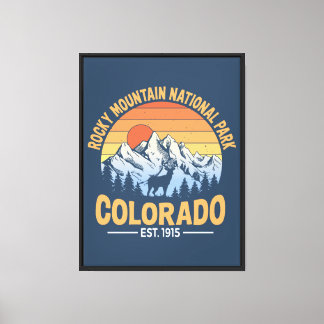 Rocky Mountain National Park Canvas Kunst Colorado