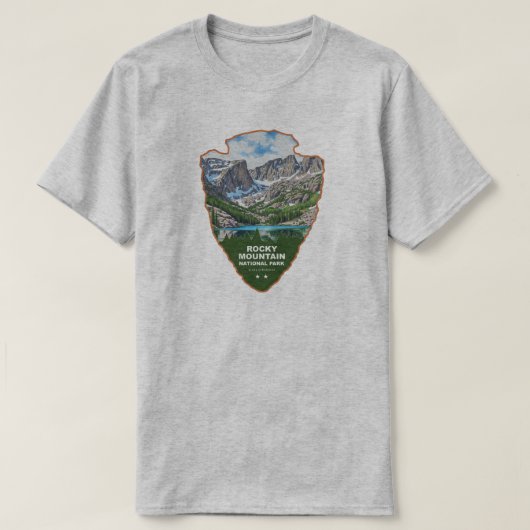 Rocky Mountain National Park Colorado Arrowhead T-shirt (Design voorkant)