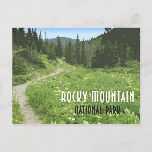 Rocky Mountain National Park Colorado  Briefkaart (Voorkant)