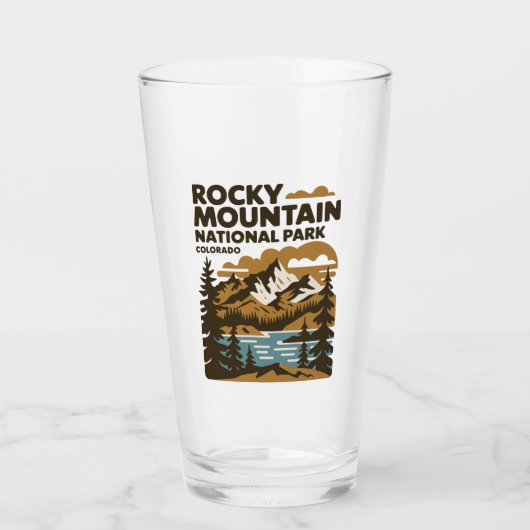 Rocky Mountain National Park, Colorado  kunst Glas (Voorkant)