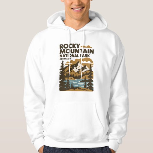 Rocky Mountain National Park, Colorado  kunst Hoodie (Voorkant)