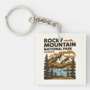 Rocky Mountain National Park, Colorado  kunst Sleutelhanger
