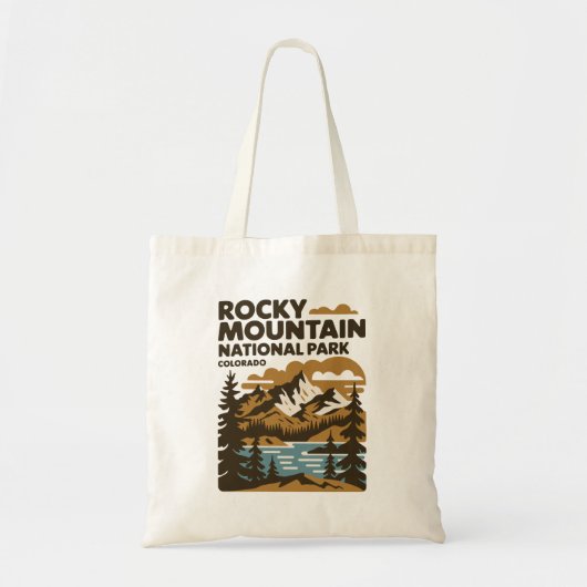Rocky Mountain National Park, Colorado  kunst Tote Bag (Voorkant)