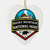 ROCKY MOUNTAIN NATIONAL PARK COLORADO MOUNTAINS KERAMISCH ORNAMENT (Rechts)