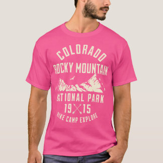 Rocky Mountain National Park Colorado Natuur Hikin T-shirt