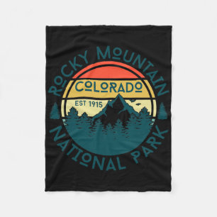 Rocky Mountain National Park Colorado Natuur Wande Fleece Deken