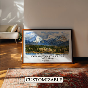 Rocky Mountain National Park Colorado Poster is tr