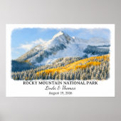 Rocky Mountain National Park Colorado Poster is tr (Voorkant)