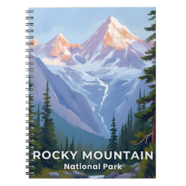 Rocky Mountain National Park Colorado Reis Kunst Notitieboek