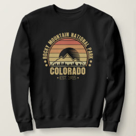 Rocky Mountain National Park Colorado Retro Trui