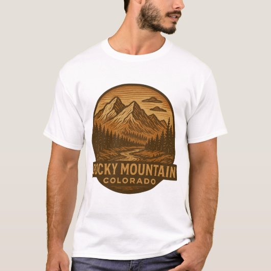Rocky Mountain National Park Colorado T-shirt (Voorkant)