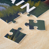 Rocky Mountain National Park Colorado Travel Art Legpuzzel (Zijkant)