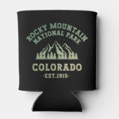 Rocky Mountain National Park Colorado USA Gradient Blikjeskoeler (Achterkant)