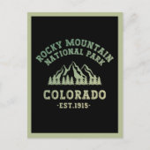Rocky Mountain National Park Colorado USA Gradient Briefkaart (Voorkant)