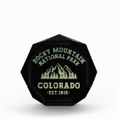 Rocky Mountain National Park Colorado USA Gradient Fotoblokken (Voorkant)