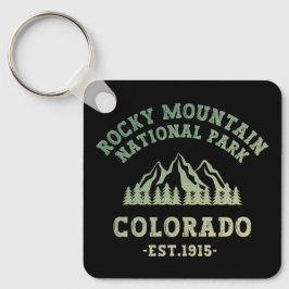 Rocky Mountain National Park Colorado USA Gradient Sleutelhanger