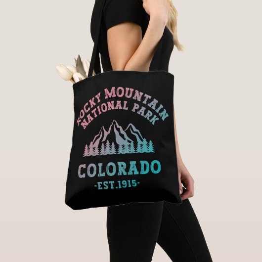 Rocky Mountain National Park Colorado USA Gradient Tote Bag (Dichtbij)