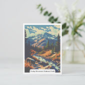 Rocky Mountain National Park, Colorado, Verenigde Briefkaart (Staand voorkant)