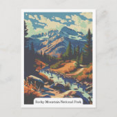 Rocky Mountain National Park, Colorado, Verenigde Briefkaart (Voorkant)