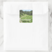 Rocky Mountain National Park Colorado Vierkante Sticker (Tas)
