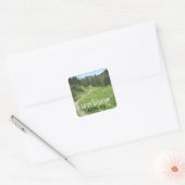 Rocky Mountain National Park Colorado Vierkante Sticker (Envelop)