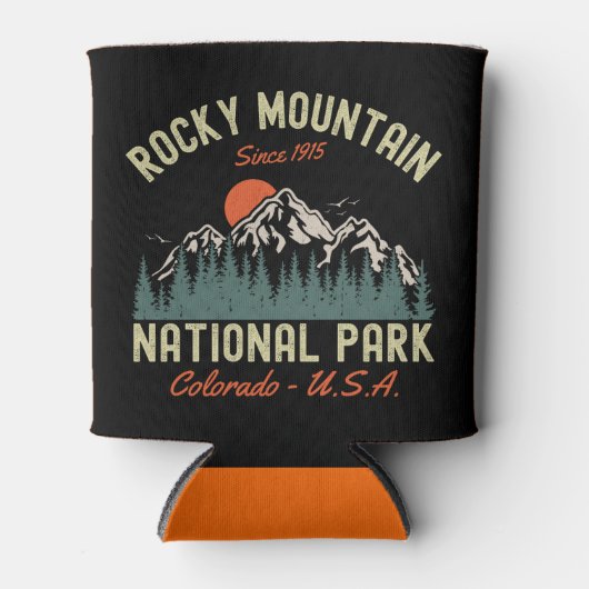 Rocky Mountain National Park Cute Landscape Blikjeskoeler (Voorkant)