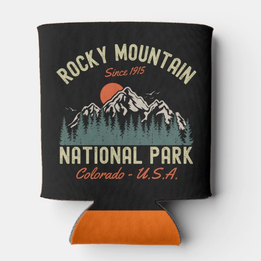 Rocky Mountain National Park Cute Landscape Blikjeskoeler (Achterkant)