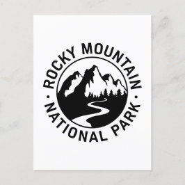 Rocky Mountain National Park Embleem Briefkaart