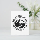 Rocky Mountain National Park Embleem Briefkaart (Staand voorkant)