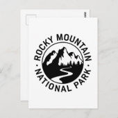 Rocky Mountain National Park Embleem Briefkaart (Voorkant / Achterkant)