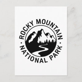 Rocky Mountain National Park Embleem Briefkaart